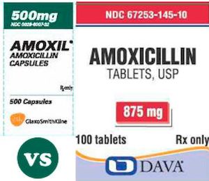 Amoxicillin 875 mg price