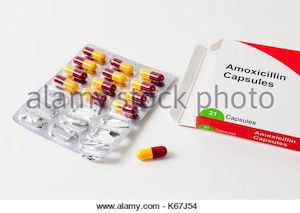 Amoxicillin and sore throat